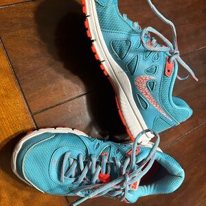 Nike Revolution 2 Clearwater Blue Athletic Running Shoes